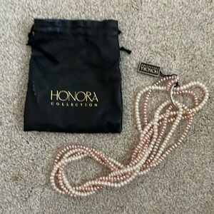 Honora Pink and White Pearl Set